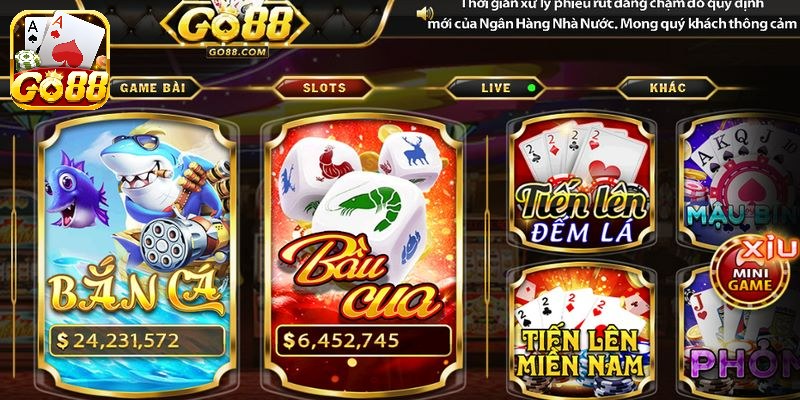 Go88.com - Khám Phá Cổng Game Đổi Thưởng Uy Tín Hàng Đầu Việt Nam